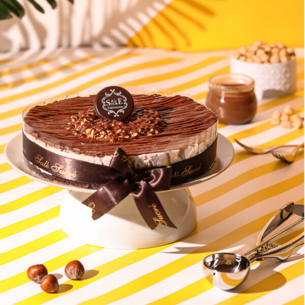 Nutella Ice Cream Cake Sale Sucre